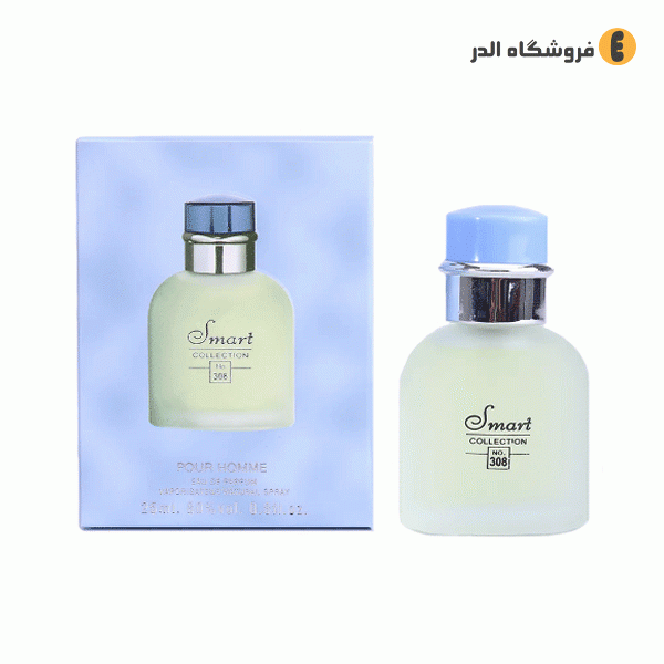 عطر 25 میل اسمارت کالکشن کد 308 رایحه لایت بلو مردانه